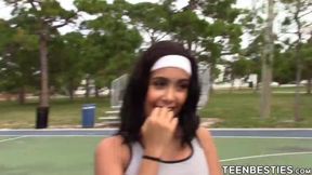 Pussy eating with Coach's private lessons