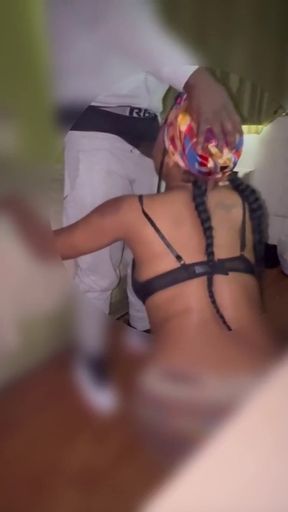 Key moment from &quot;Pregnant Slut Sucked My Dick with Her Boyfriend in the Bathroom&quot;