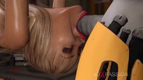 Secrets Of Area 51. Sci-fi Female Android Fucks Hard A Hot Blonde
