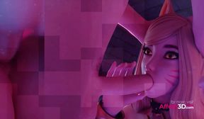 Hot babes having anal sex in a lewd 3d animation by The Count