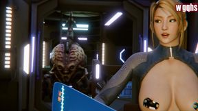 Samus & Arachnotron (Girl Fucking With Brain-Mob)