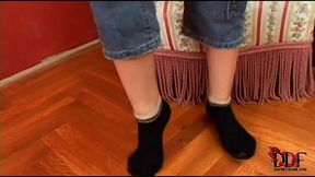 time machine to her toes!