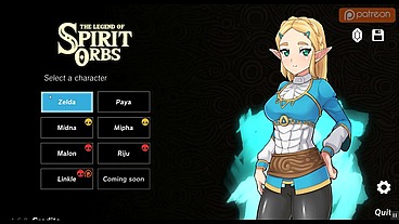 Legend of the spirit orbs [Zelda Hentai game parody PornPlay ] Ep.1 Zelda sucking Link big cock in a sacred cave