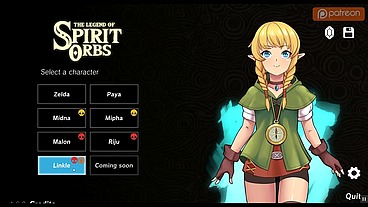 Legend of the spirit orbs [Zelda Hentai game parody PornPlay ] Ep.1 Zelda sucking Link big cock in a sacred cave