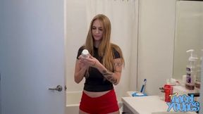 Cami Strella and Angel Youngs Discover StepBro's Hidden Secret for Ultimate Pleasure!