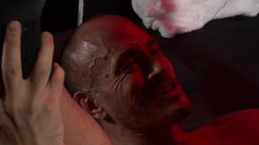 Sexy Twink Boy Fucking Bareback in Backroom with Straight Curious