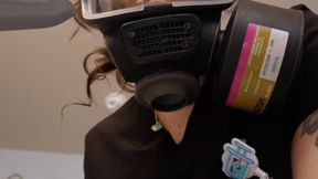 9 MIN POV Dentist Luna walks in and notices you are coughing and not feeling well, so I decide to double mask and on top of that put a gas mask on, I have a trip coming up and don’t want to have to cancel it! After I clean your teeth, I decide to...