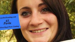 ”Pavla at her first porn casting”