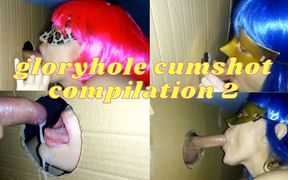 Gloryhole cumshot compilation 2