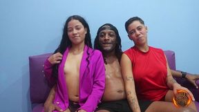 mini divas bibi mendes and cristal ortega having fun and getting it