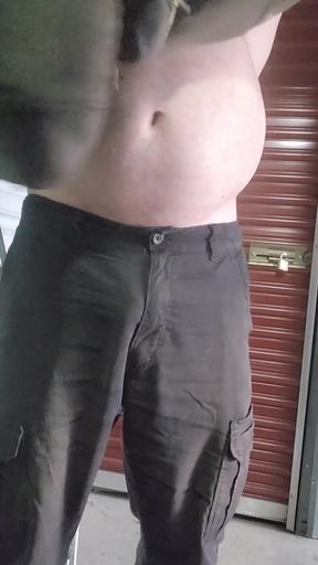 Almost Caught Enjoying the Storage Unit