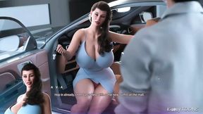 Hottest Enormous-Boob MILF Teases Husband's Employee and Enjoys Fucked in Public