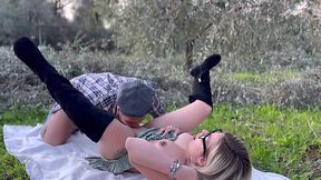 Slutty MILF loves to get fucked outdoors