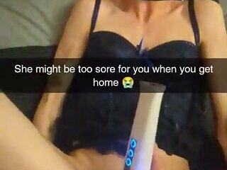 Real Cheating Milf Wife Fucked And Cucked To pay Husband's Debt On Snapchat -Richelle Rose