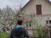 The spring rain is clouding