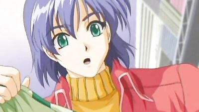 Big-titted cartoon babe seduced to rough anal pounding by a Japanese hunk