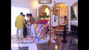 An Artist Has a Sexual Encounter with Michelle and Carmen