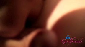 Naughty Amateur Rissa May gets played with then sucks cock POV