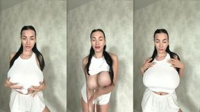 Model video sent by @BustyEmma @Bouncing Boobs and #Natural Big Tits #Brunette #Nude sex hot film | Tik.Porn