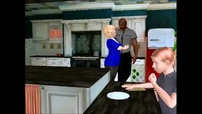 Naughty Mommy Threesome – Double Penetration With BBC in Anime Cartoon Action