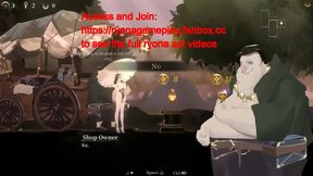 Fat Man Dominates in ThornsIn Ryona Game for Extreme Hentai Pleasure Fun