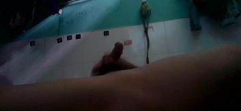 Voyeurism of his masturbating in the motel