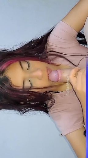 My Colombian Friend Has All My Milk in Her Pussy, Creampie POV