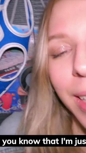 Captivating moment from &quot;Drank vodka with juice - take care of your pussy&quot;