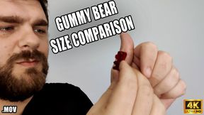 KingMarti: Gummy Bear Size Comparison - 4k UHD 2160p - MOV