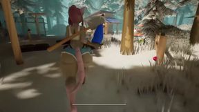 SURVIVING THE NIGHT AND GETTING FUCKED IN THE WOODS BY A FUTANARI! - The Haunted Acres
