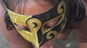 Indian Slut Serving, Sucking & Gagging On BWC