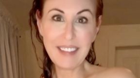 After Shower Foot Focus Fingering MILF