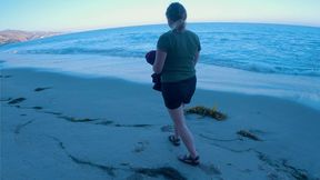 stepson cheats with stepmom on the beach
