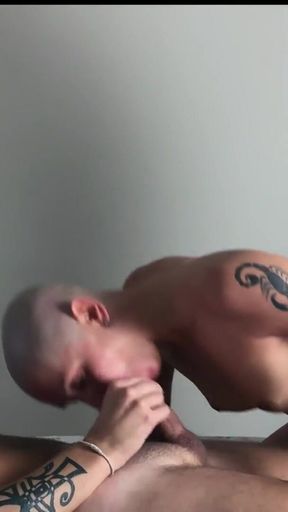Unforgettable moment from &quot;Horny smooth shaved bald girl has double penetration in all holes! MMF DP, double pussy fuck,&quot;
