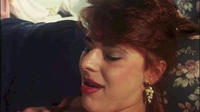 Hairy Slut From the 90&#039;s Enjoys a DP