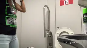 Public Pee and Panties Dropping on a Train Ride