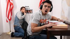 ”Hayden Harding & Bunker Turn the Library Naughty”