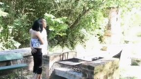 Nice girl gets fucked at the lake