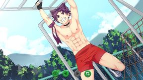game: camp of friends. diary - wolf (yoichi)