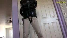 cheyenne jewel desperate to pee in straitjacket