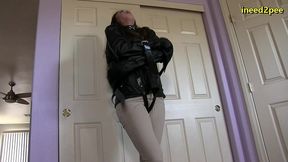 cheyenne jewel desperate to pee in straitjacket