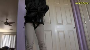 cheyenne jewel desperate to pee in straitjacket