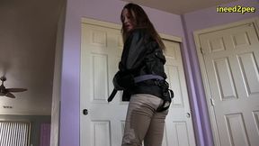 cheyenne jewel desperate to pee in straitjacket