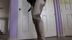 cheyenne jewel desperate to pee in straitjacket