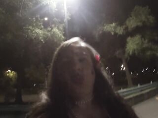 Stupid Lustful CD is out and about in the great outdoors hunting for knobs.