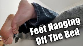 Bare Feet Hanging Off the Bed – Soles Display POV - KingMarti - Full HD 1080p