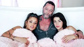 Stepdad can't stop dreaming about fucking both his horny stepdaughters until they make it real
