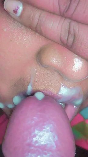 Must-share moment from &quot;Sister in law gave a deep blowjob and took the cum 💦 in her mouth&quot;