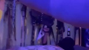 Mistress Tirza the slut on the bondage bed