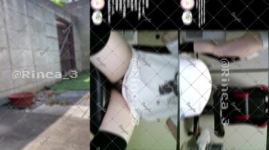 Japanese woman endures hardcore bladder torture wet solo